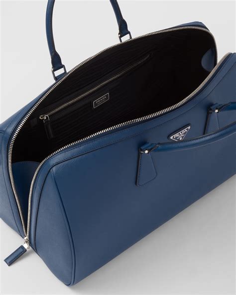 viaggio prada|Bright Blue Saffiano Leather Travel Bag .